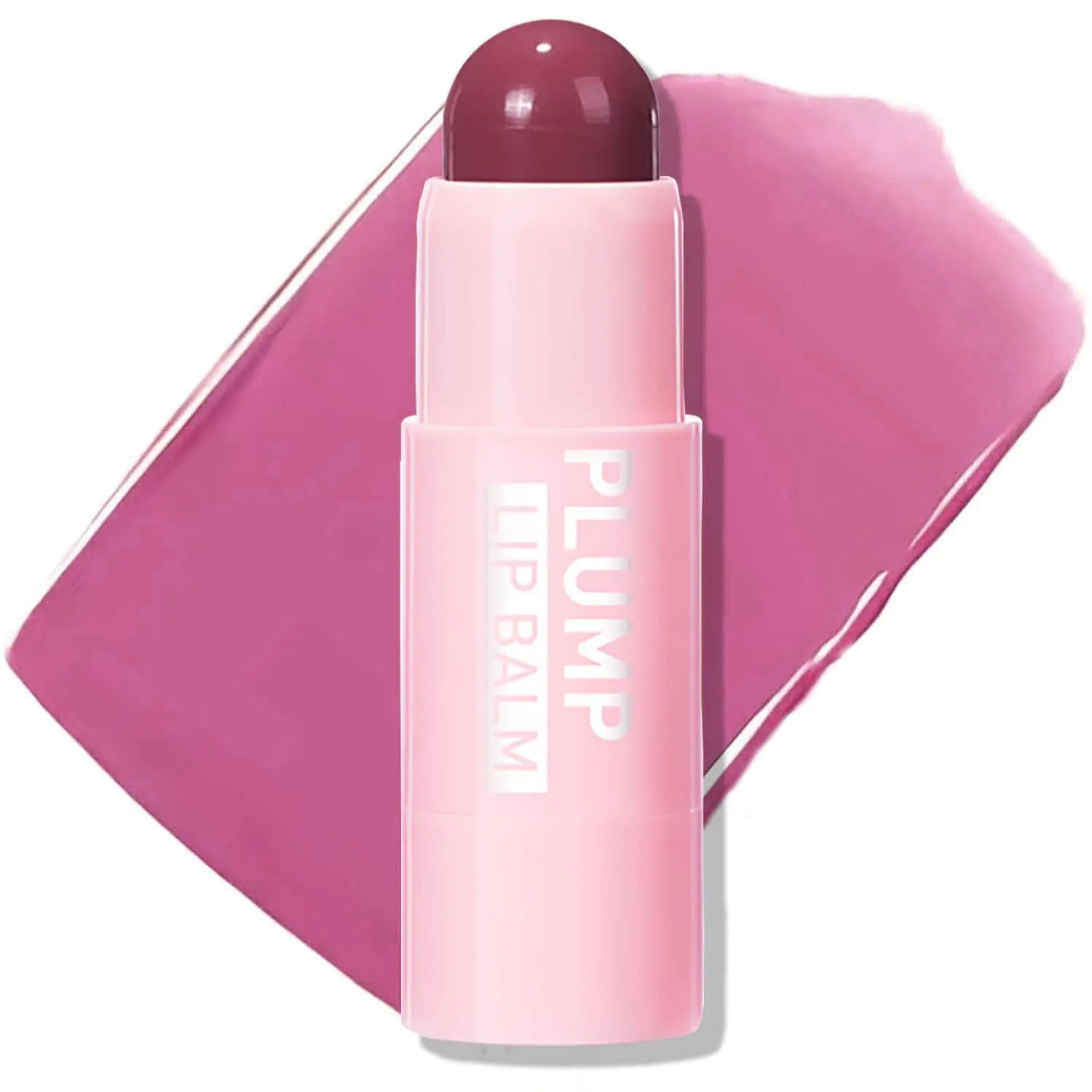 Tinted Plumper Lip Balm - Hydrating Color & Shine - 01 MAUVE WHIP